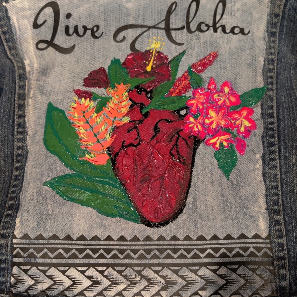 Handpainted Denim Jacket - Picture 11 of 16